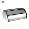 thumbnail image 1 of HomeLife Home Hotel Kitchen Large Stainless Steel Bread Storage Container Holder Box Bin, 1 of 13