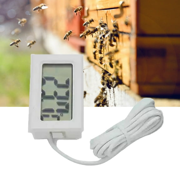 HomeLife Honeycomb Mini Convenient Digital LCD Hygrometer Thermometer with Sensor Monitoring Display Humidity Detector