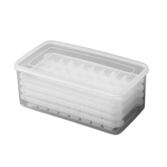 HomeLife Ice Tray with Lid Bin Ice Scooper Twist Release Design Ice Mold Easy Clean Reusable Ice Maker for Freezer