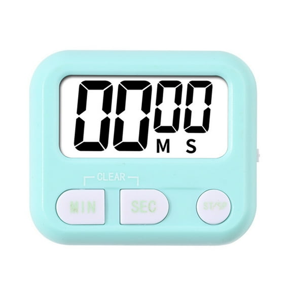 HomeLife Kitchen Baking Timer Large Screen Button Control with Strong Magnetic Stand Loud Alarm Countdown Stopwatch