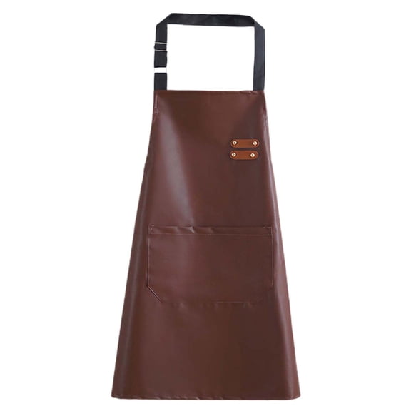 HomeLife Kitchen Chef Apron Durable Seams Adjustable Neck Strap Waterproof with Large Front Pocket Heavy-duty BBQ Apron