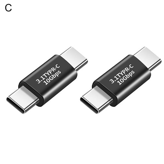 HomeLife Mini Adapter Portable 10GBbps USB3.1 Type-C Fast Charging Data Sync Transfer Converter for Laptop