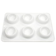 HomeLife Mousse Cake Mold Food Grade BPA Free Heat-Resistant Dishwasher Safe 6-Cavity DIY Fondant Chocolate Mold