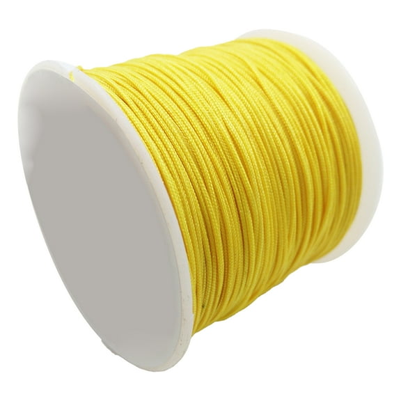 HomeLife Nylon Thread 1 Roll Jewelry Thread 0.03" Nylon Waxed Craft Cord Breathable Clear Texture Dream Catchers Waxed Thread Cord for Sewing