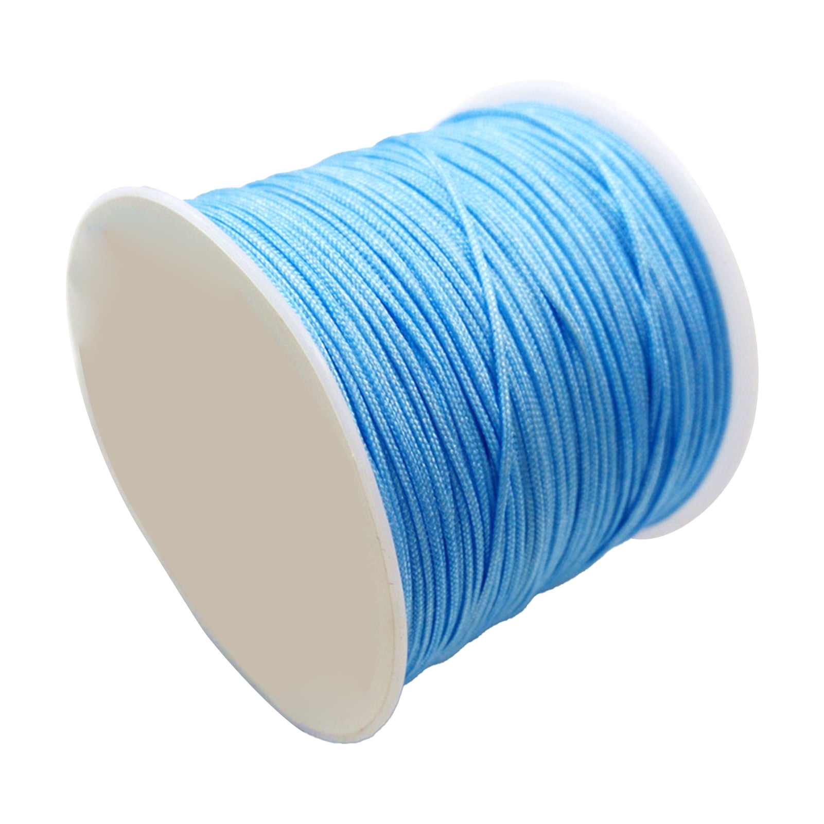HomeLife Nylon Thread 1 Roll Jewelry Thread 0.03" Nylon Waxed Craft Cord Breathable Clear Texture Dream Catchers Waxed Thread Cord for Sewing