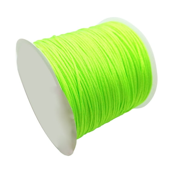 HomeLife Nylon Thread 1 Roll Jewelry Thread 0.03" Nylon Waxed Craft Cord Breathable Clear Texture Dream Catchers Waxed Thread Cord for Sewing