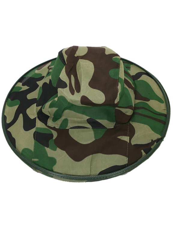Outdoor Camouflage Hat Mesh Cover Mosquito Insect Bug Net Face Camping Protector