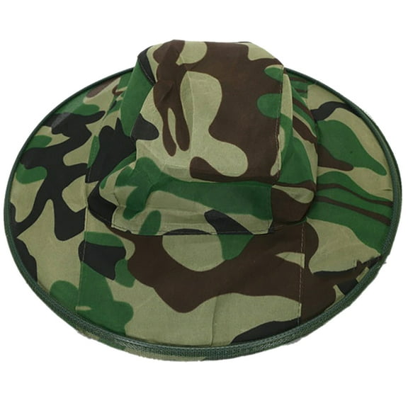 HomeLife Outdoor Camouflage Hat Mesh Cover Mosquito Insect Bug Net Face Camping Protector