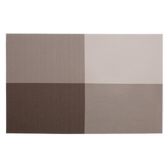 HomeLife Placemat Wear Resistant Waterproof Non-slip Heat Insulation Rectangular Table Mat Glassware Cup Coaster