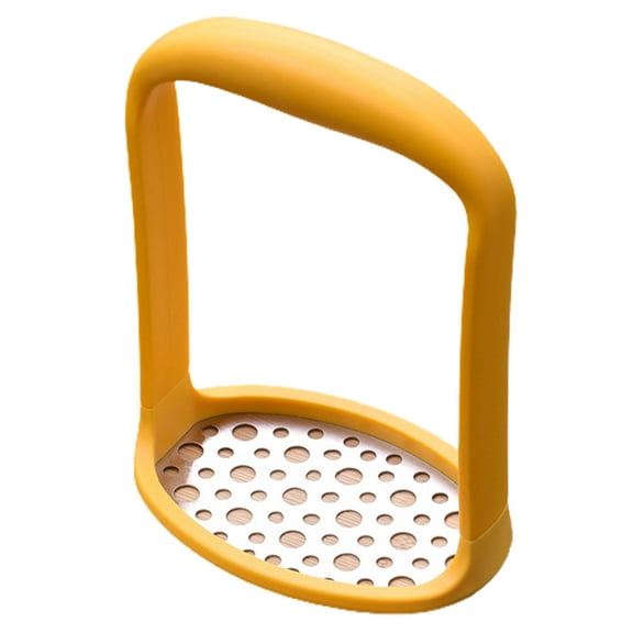HomeLife Potato Masher Easy to Clean Uniform Mesh Stainless Steel Fruit Vegetable Manual Mashing Machine Kitchen Gadget for Restaurant
