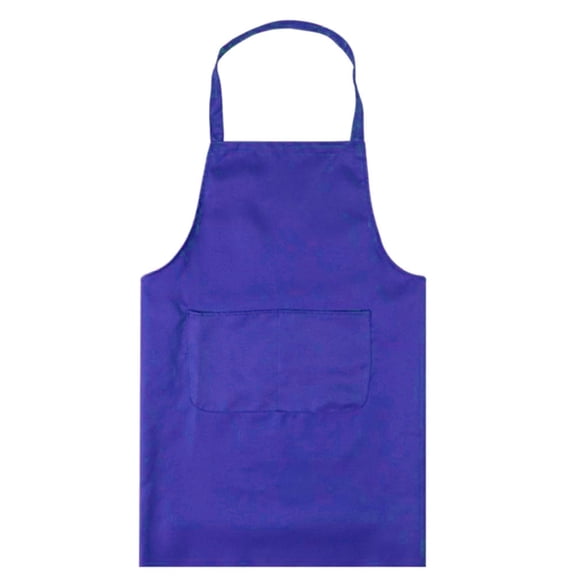 HomeLife Pure Color Halter Sleeveless Pocket Housework Kitchen Cooking BBQ Work Apron