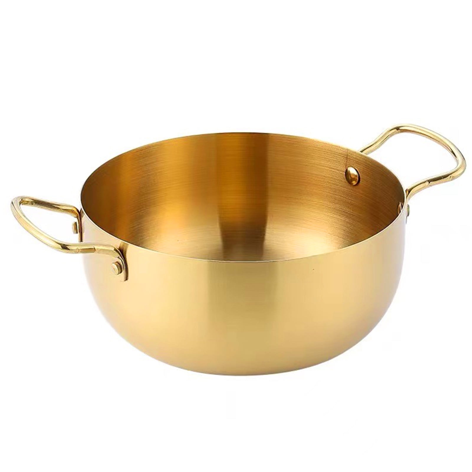 HomeLife Ramen Noodle Pot Fast Heating Two Handles Food Grade Stainless Steel Korean Ramen Noodle Cooking Pan Kitchen Gadgets