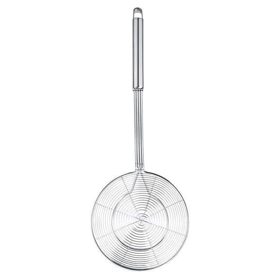 HomeLife Round Long Handle Stainless Steel Kitchen Frying Food Colander Filter Grid Scoop
