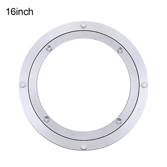 HomeLife Round Shape Aluminium Alloy Smooth Swivel Turntable Turnplate for Rotating Table