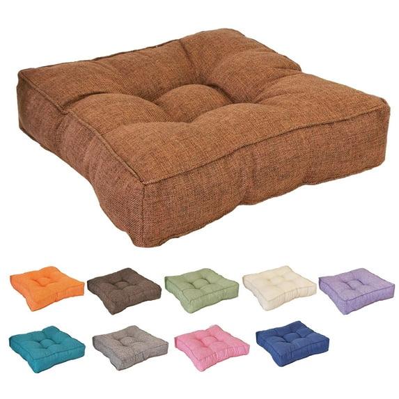 HomeLife Seat Cushion Square Chair Cushion Bright Color PP Cotton Chair Mat Sofa Seat Pad for Floor Bay Window