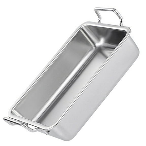 HomeLife Serving Trays Non-stick Multifunctional Stainless Steel Rectangle Metal Tray for Kitchen