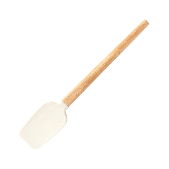 HomeLife Silicone Spatula Wooden Handle Heat Resistant Food Grade BPA Free Dishwasher Safe Baking Non-scratch Flexible Scraper Baking Spatula Kitchen Gadgets