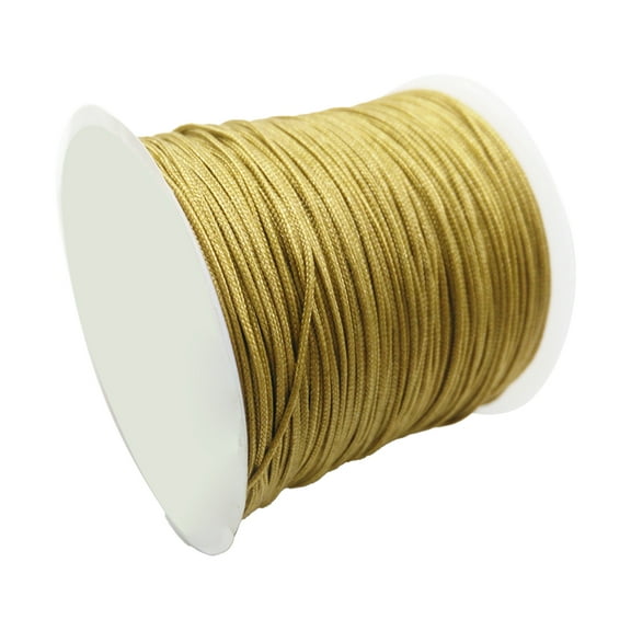HomeLife Small Bucket Jade Thread Diy Handmade Jade Rope Woven Thread Bracelet Rope Tassel Wire Wholesale Jewelry Thread (0.8mm, 5000cm) 1 Roll
