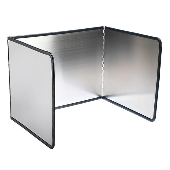 HomeLife Splash Guard Effective Foldable Multi-purpose Anti-rust Easy to Clean Protector Portable Stainless Steel Oil Splatter Guard Dining Room Accessory
