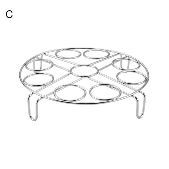 HomeLife Stackable Egg Steamer Rack Space-saving Stainless Steel Instant Pot Egg Rack for Home