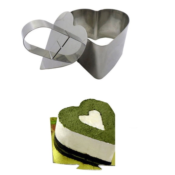 HomeLife Stainless Steel Cake Cutter Bakeware Mini Fondant Mousse Mold Kitchen DIY Tool