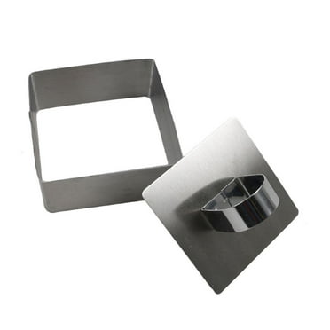 HomeLife Stainless Steel Cookie Cutter Flower Heart Triangle Cake Mold Pastry Baking Tool