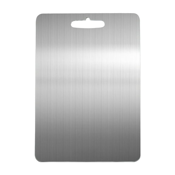 HomeLife Stainless Steel Cutting Board Heavy Duty Chopping Board Non-Slip Design Easy to Clean Surface Scratch-Resistant Various Sizes Available Kitchen Accessory