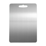 HomeLife Stainless Steel Cutting Board Heavy Duty Chopping Board Non-Slip Design Easy to Clean Surface Scratch-Resistant Various Sizes Available Kitchen Accessory