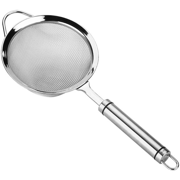 HomeLife Stainless Steel Flour Sifter Sieve Oil Strainer Fine Mesh Colander Kitchen Tool