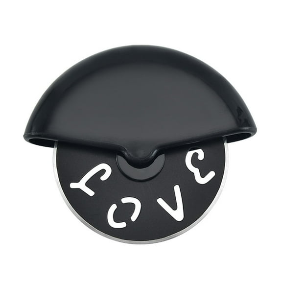 HomeLife Stainless Steel Pizza Cutter Anti-rust Round Cutting Wheel Pizza Rocker Slicer with Lid Pastry Baking Tools Kitchen Gadgets