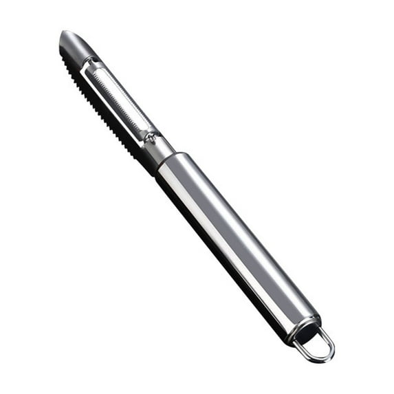 HomeLife Stainless Steel Rotary Peeler for Kitchen Vegetable Fruit Peeler Ergonomic Design Dual Blades Effortless Peeling Tool for Potato Carrot Fish Scaling