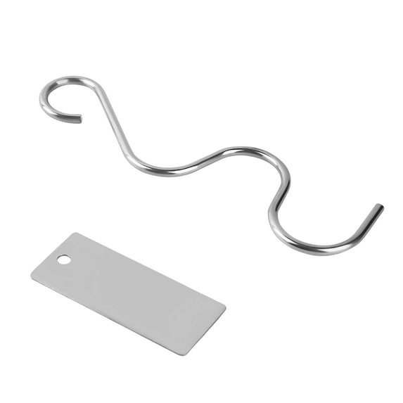 HomeLife Stainless Steel Sauce Stirring Rod with Crank Scraper Butter Mixer Tool for Peanut Almond Nut Butter Mixing And Spreading