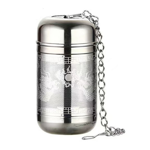 HomeLife Stainless Steel Tea Infuser Strainer Fine Mesh for Loose Leaf Tea Reusable Tea Filter Bags Diffusers Easy to Use Tea Ball Holder with Lid Tea Steeper for Herbal Tea Coffee Spices