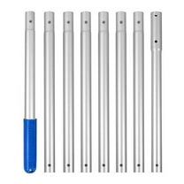 HomeLife Swimming Pool Skimmer Net Pole Replacement Rustproof Corrosion Resistant Adjustable Aluminum Swimming Pool Pole Accessories