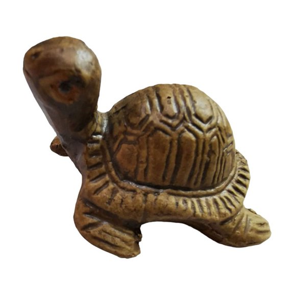 HomeLife Turtle Ornament Mini Feng Shui Money Tortoise Figurine Ceramic Turtle Statue for Bonsai Fish Tank Decoration