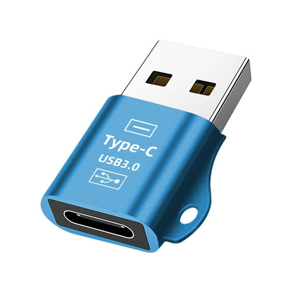 HomeLife Type-C Adapter Portable High Speed Metal USB 3.0 to Type-C Female Data Charger Converter for Mobile Phone