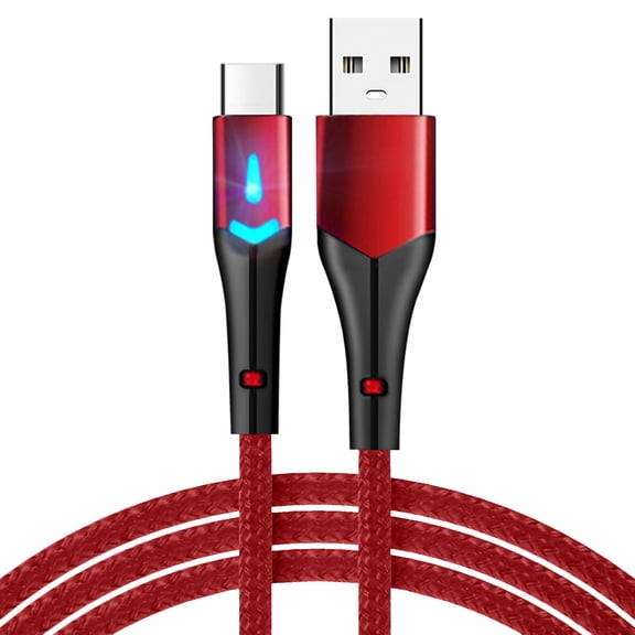 HomeLife USB Data Cable with LED Anti-winding Long Service Life Device Charge Type-C Fast Charging Cable for Home