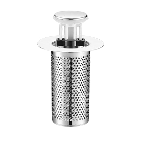 HomeLife Universal Bathroom Sink Stopper Rust-Proof Brass Core Drain Filter with Hair Strainer Bathroom Sink Drain Stopper Replacement