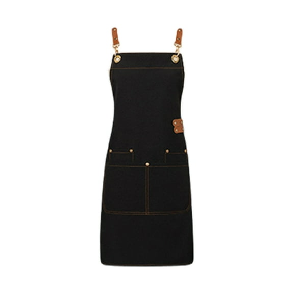 HomeLife Waterproof Kitchen Apron with Pockets for Men Women Cleaning Pinafore Waist Tie Shop Work Uniform BBQ Gift