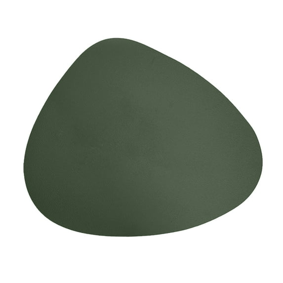 HomeLife Western Placemat Color Oval Design Heat resistant Easy to Clean Kitchen Pad for Dining Table