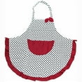 thumbnail image 1 of HomeLife Women Cute BowKnot Dot Aprons Kitchen Restaurant Cafe Bib Cooking With Pocket, 1 of 13