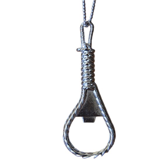 HomeLife Zinc Alloy Rope Keychain Shaped Beer Bottle Opener Kitchen Bar Restaurant Tool