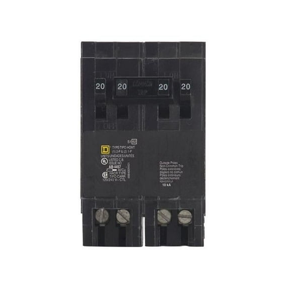 HomeLine 20A Tandem 2-Pole Circuit Breaker