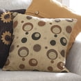 thumbnail image 1 of HomeMagic, 18" x 18" Mod Circles Decorative Pillow Cover, Viscose/Polyester, 1 of 3