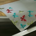 thumbnail image 1 of HomeMagic, Butterflies Table Runner, 100% Embroidered Polyester , 54" x 16", 1 of 1