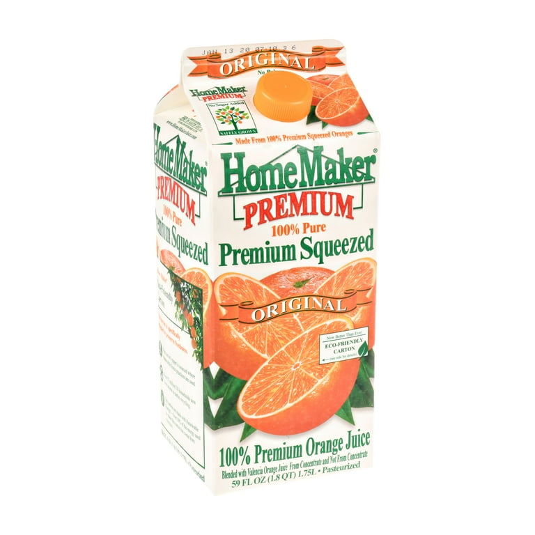 Simply Original Orange Juice, 1.75 Liter - 6 per case.