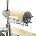 thumbnail image 1 of HomeMax Stainless Steel Sink Caddy, Kitchen & Bathroom, Detachable & Clamp 2 Pack Design, 1 of 7