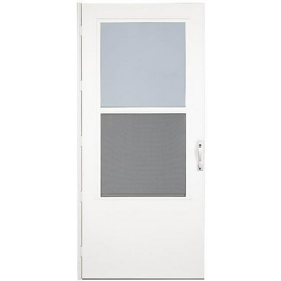 HomePage HO3304329 36" Self-Storing Storm Door, White