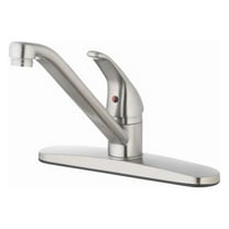 HomePointe 109732 Single-Handle Kitchen Faucet, Brushed Nickel - Quantity 1