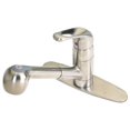 thumbnail image 1 of HomePointe 204641 Kitchen Faucet With Pull-Out Spray, Temperature Memory, Brushed Nickel - Quantity 3, 1 of 1